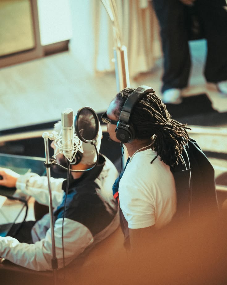 ASAKE in the studio
